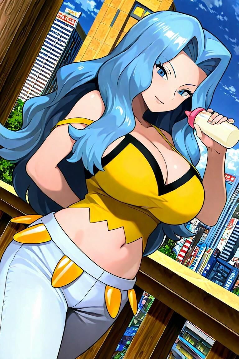 カレン ポケモン エリート 巨乳 トレーナー AI 授乳