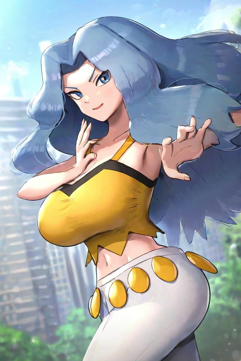 カレン ポケモン エリート 巨乳 トレーナー AI 授乳