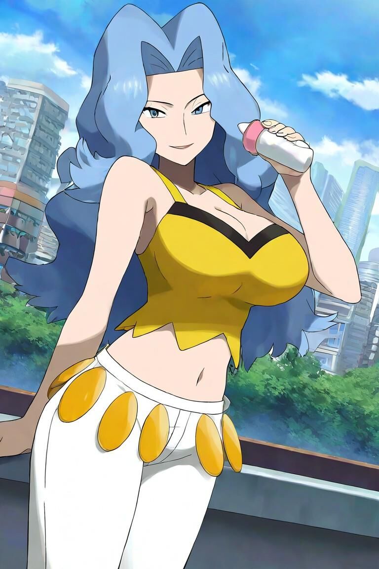 カレン ポケモン エリート 巨乳 トレーナー AI 授乳