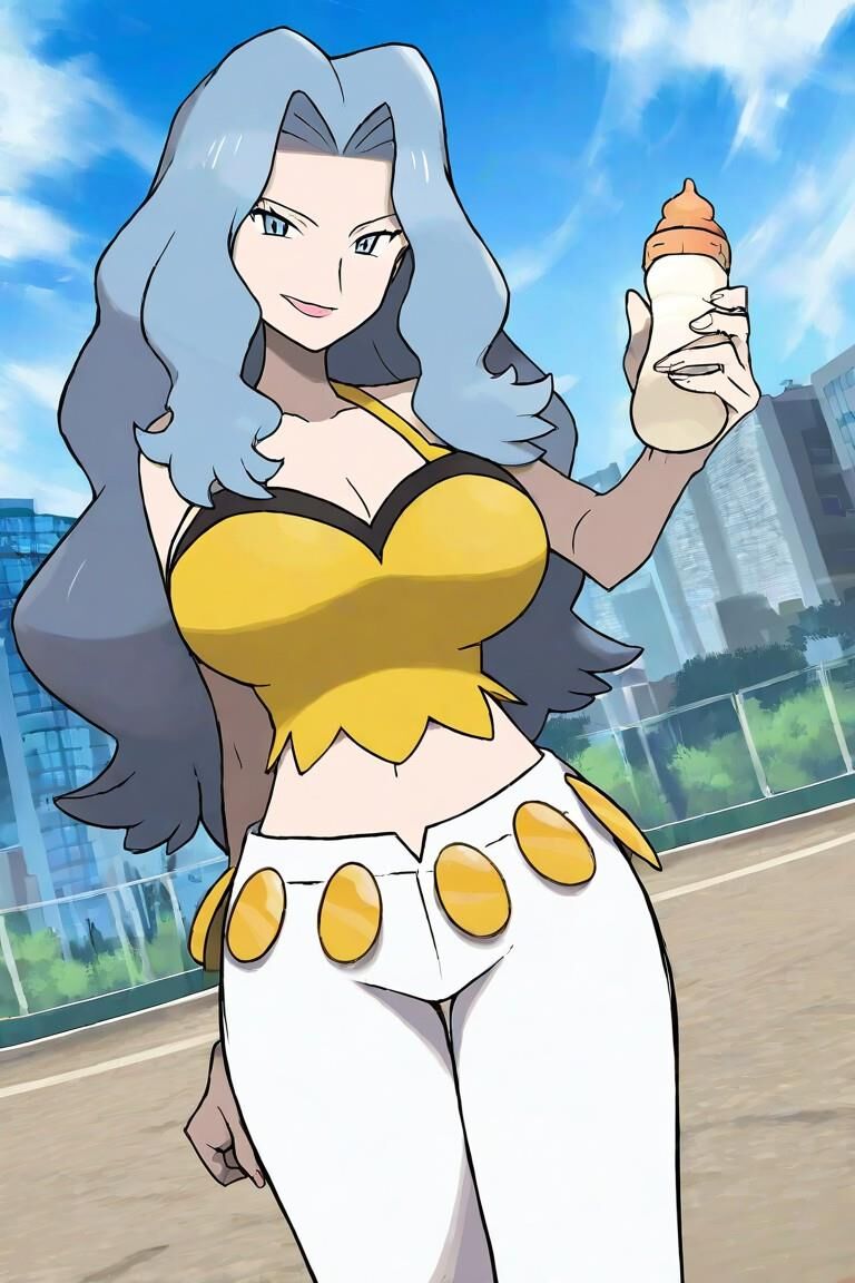 カレン ポケモン エリート 巨乳 トレーナー AI 授乳