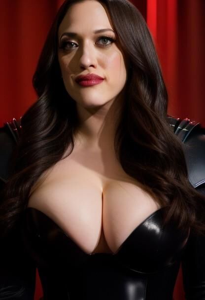 Kat Dennings Darth Star Wars Ai atriz peituda