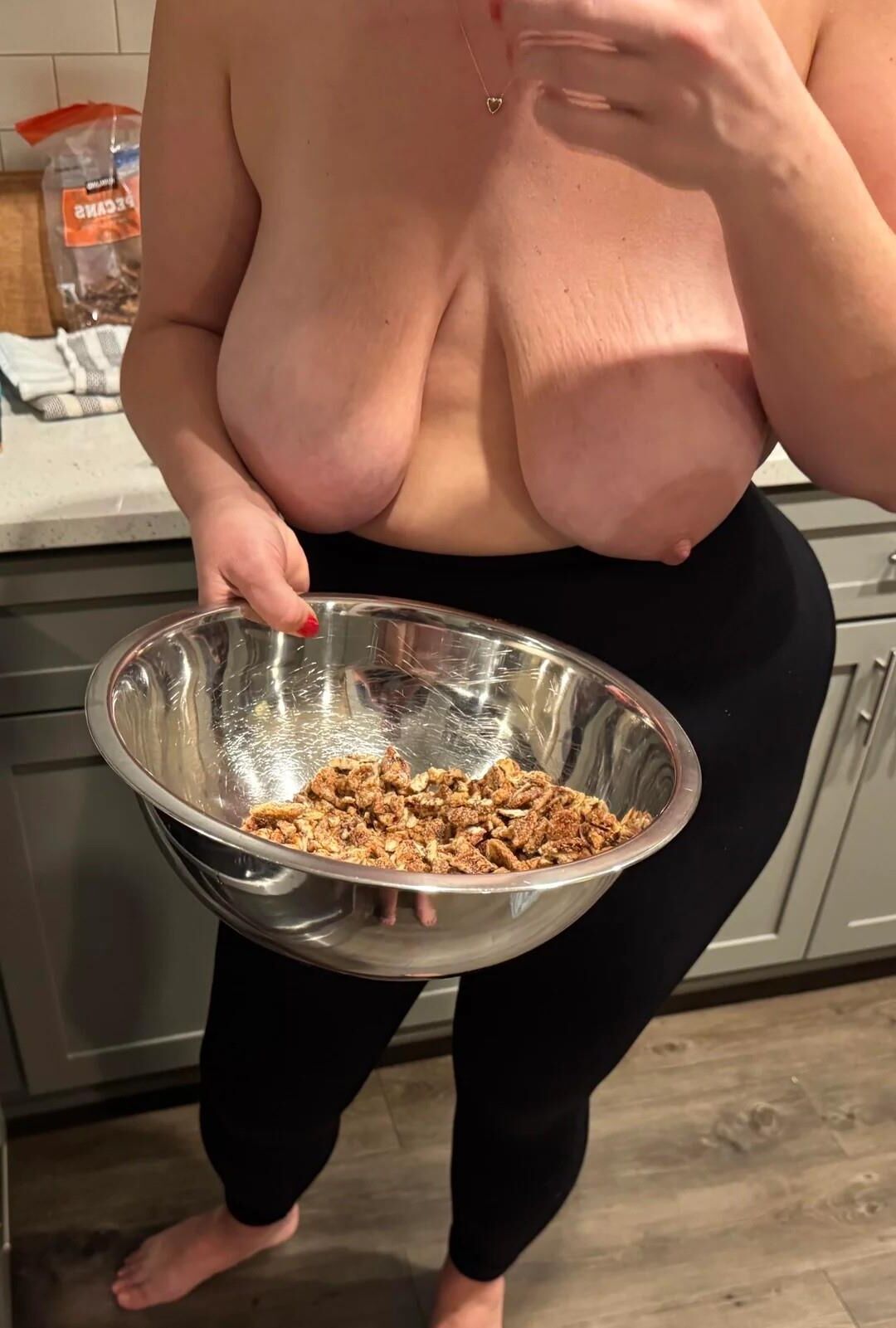 BBW Housewife Cooking