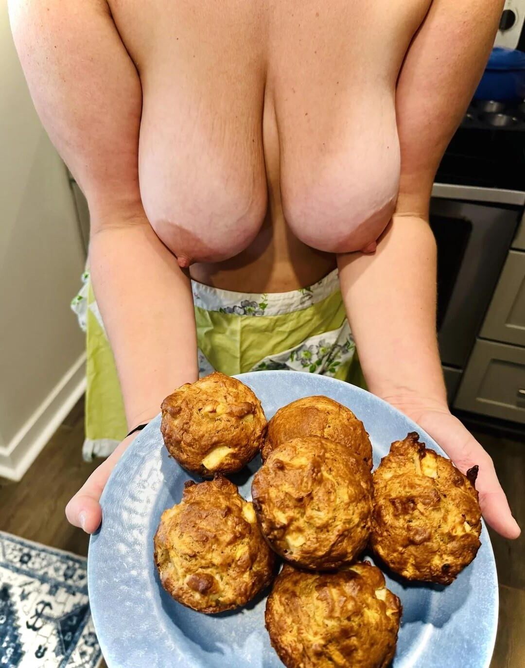 BBW Housewife Cooking