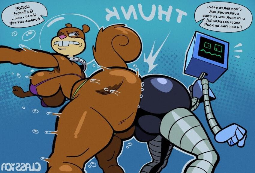 Sandy cheeks (SpongeBob square pants) hentai