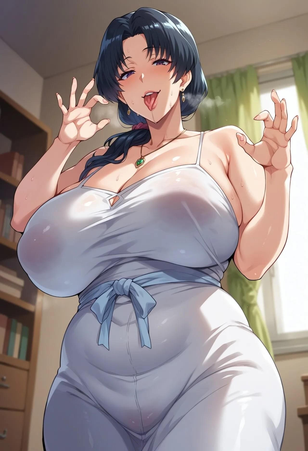 Natsuki Miyuri Hentai Big Bety BBW AI Arte Artwork [Aijuicer]