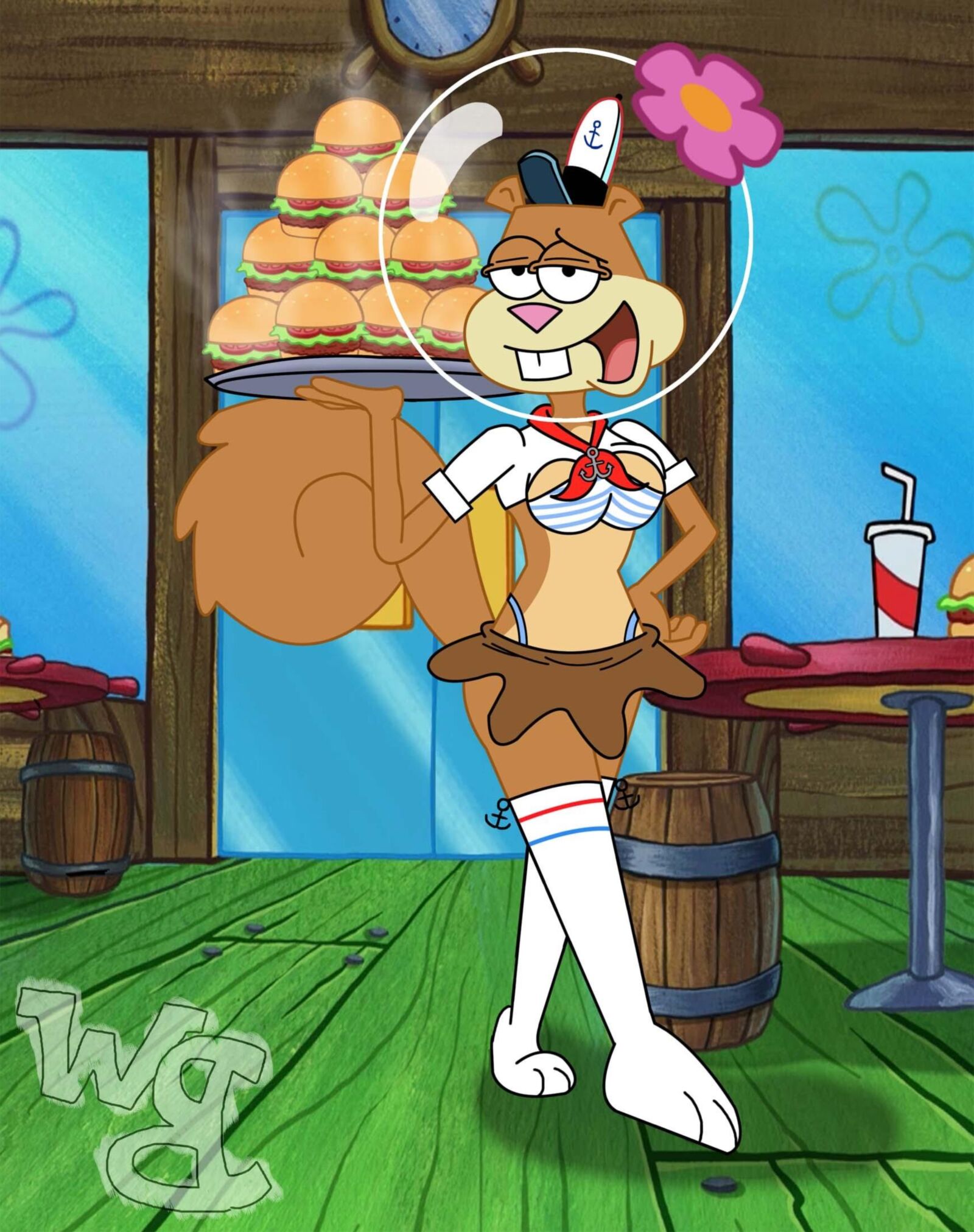 Sandy cheeks (SpongeBob square pants) hentai