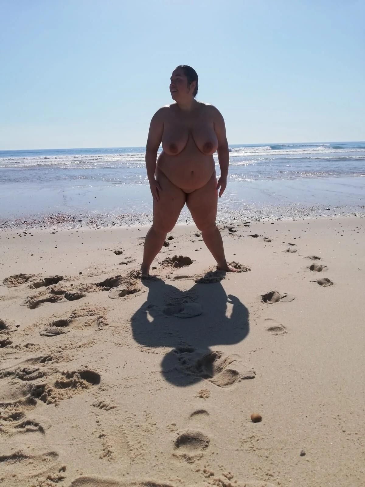 BBW Nudist и Pegging Par