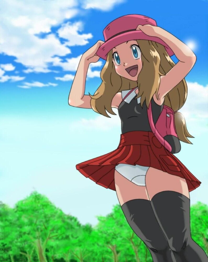 Тренер Serena Pokemon xy Busty Kalos waifu ai