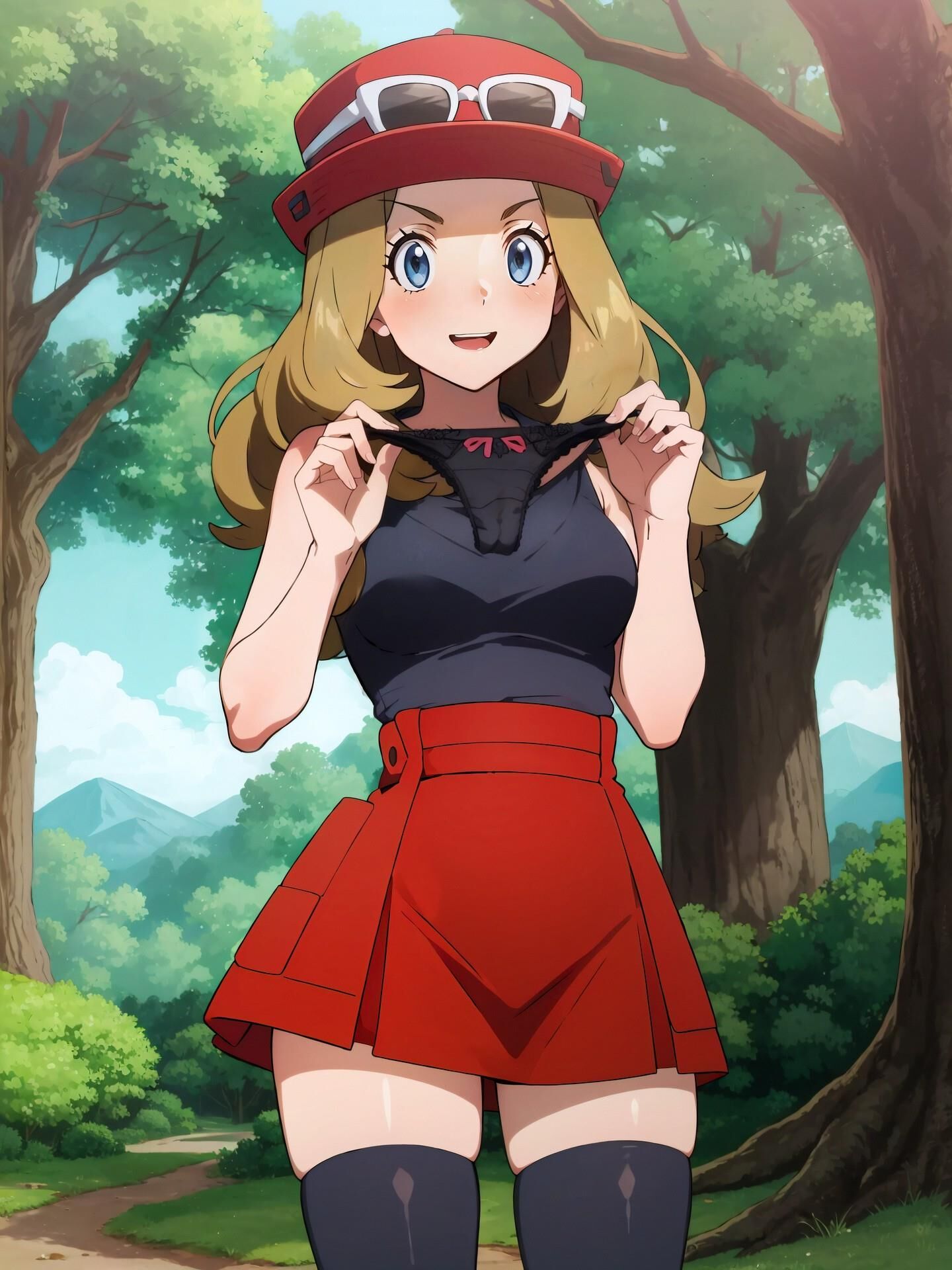 Тренер Serena Pokemon xy Busty Kalos waifu ai