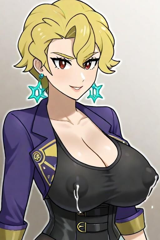 Учитель Briar Pokemon Busty Paldea Профессор Lactating AI