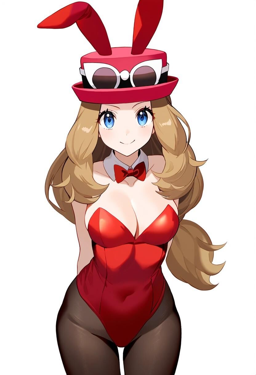 Serena Pokemon Trainer XY Busty Kalos Waifu Ai