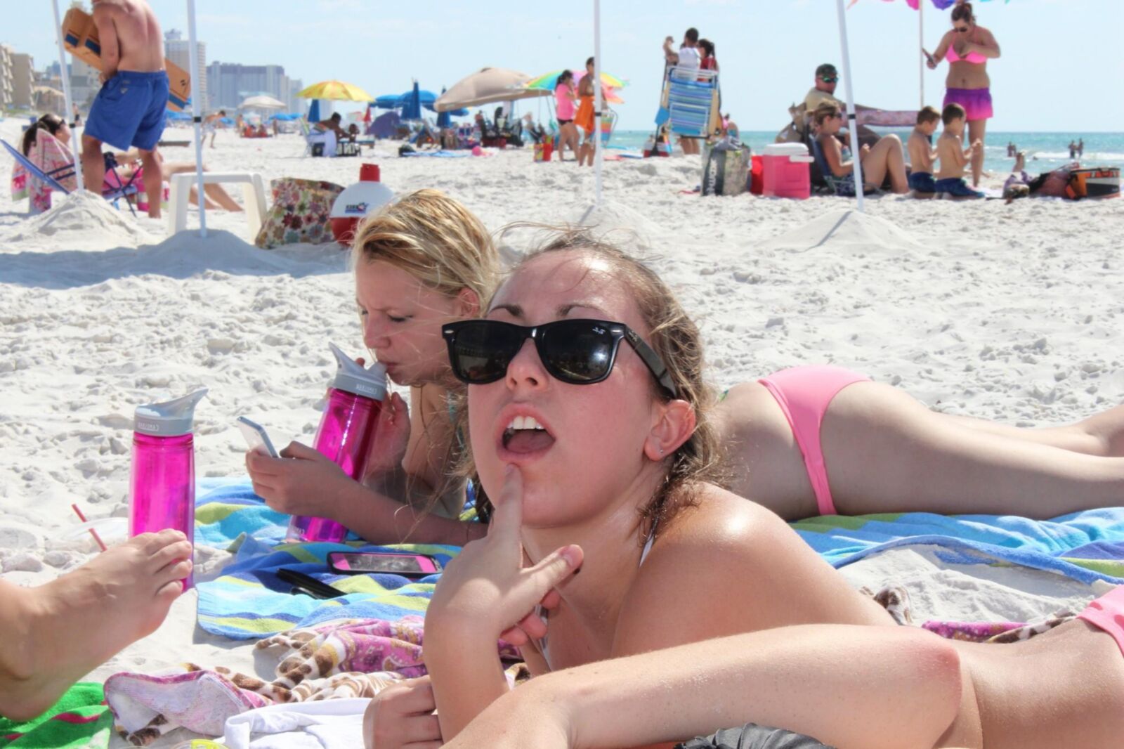 Strandung mit den Mädchen