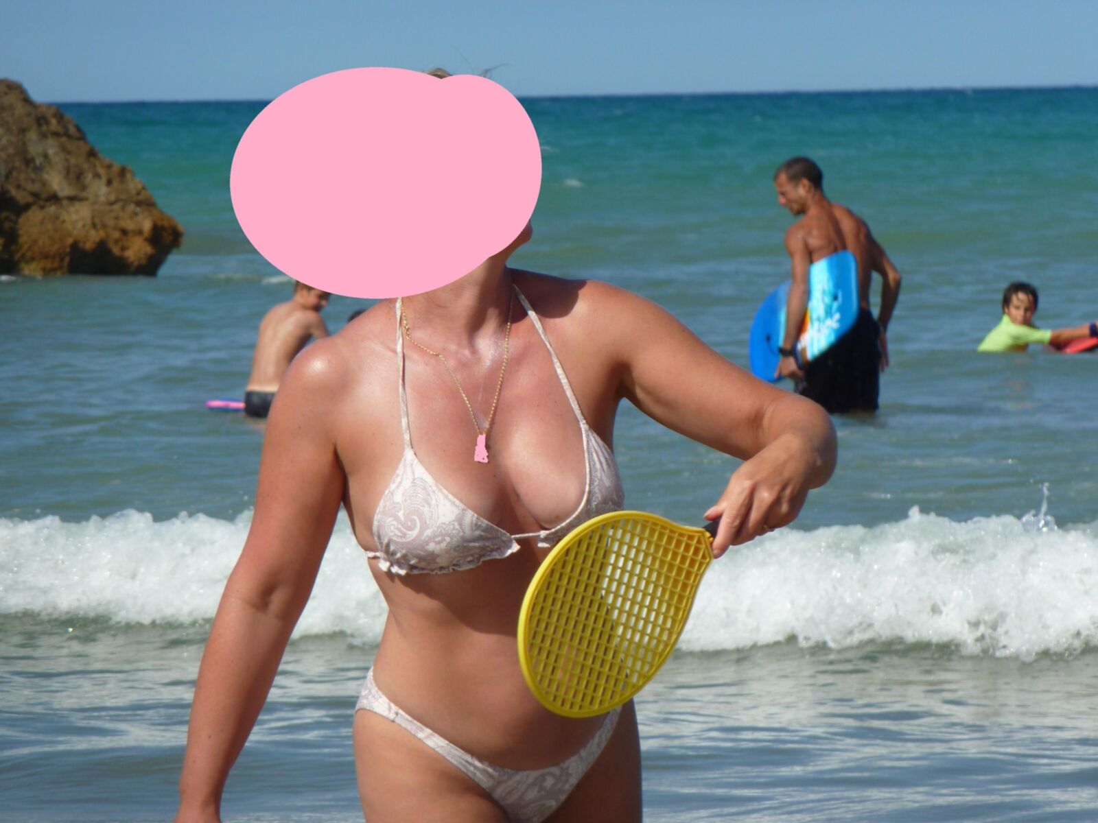 Swimsuit offered to cum