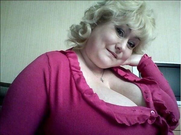 BBW Beauty Mature Blonde Oksana du Kazakhstan