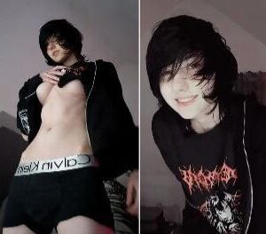 Emo du corps serré Emo Salope