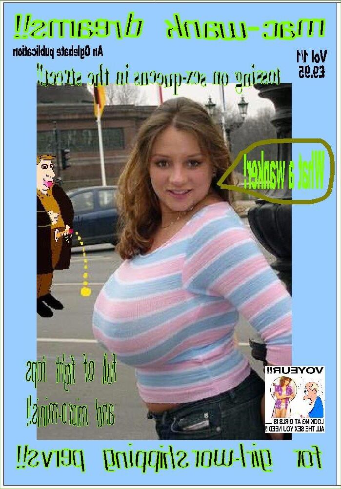 Wanker's made up magazines 