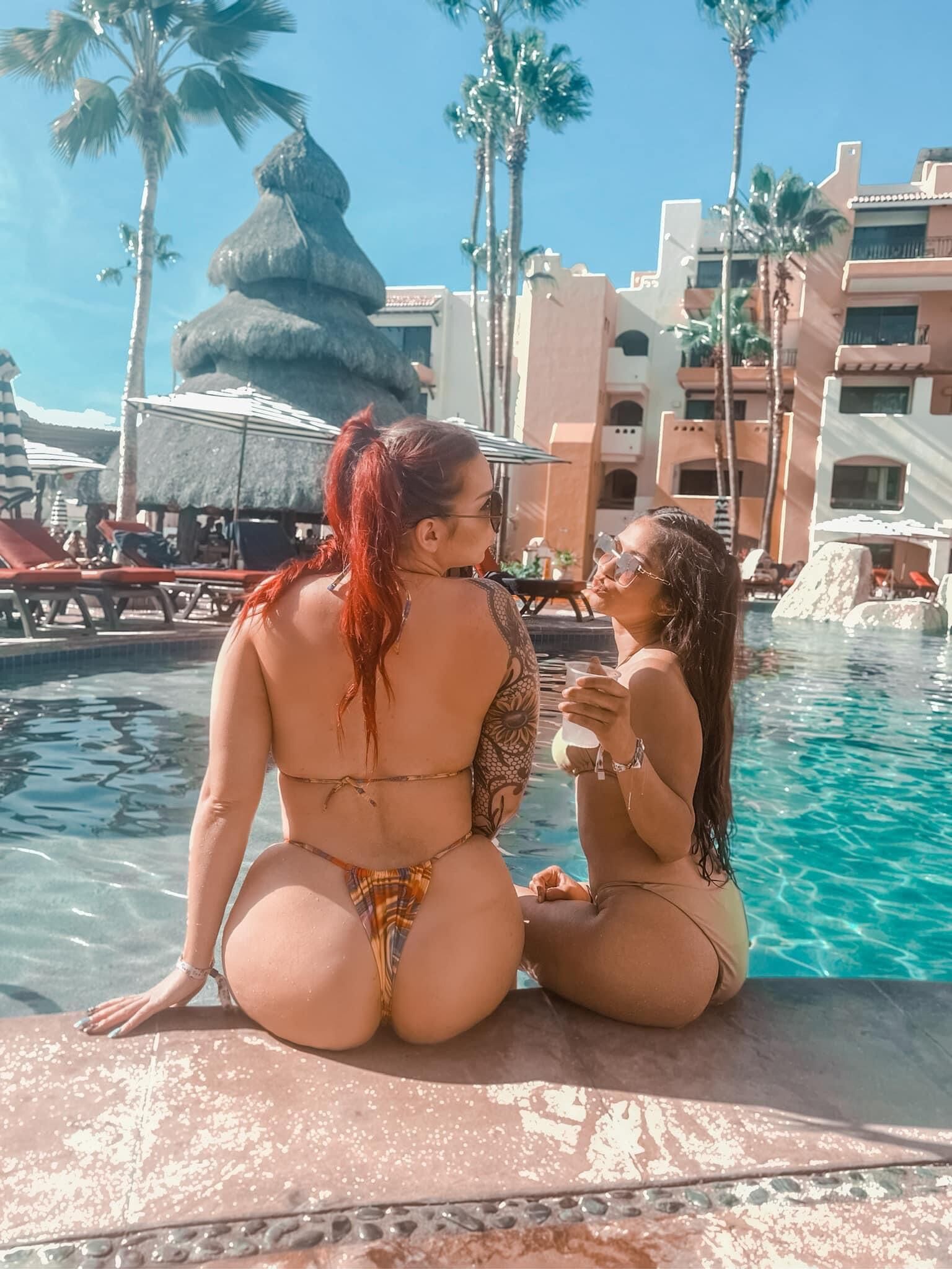 Hannah Big Ass kurvige Schönheit Brünette Mädchen gemischte heiße Aufnahmen