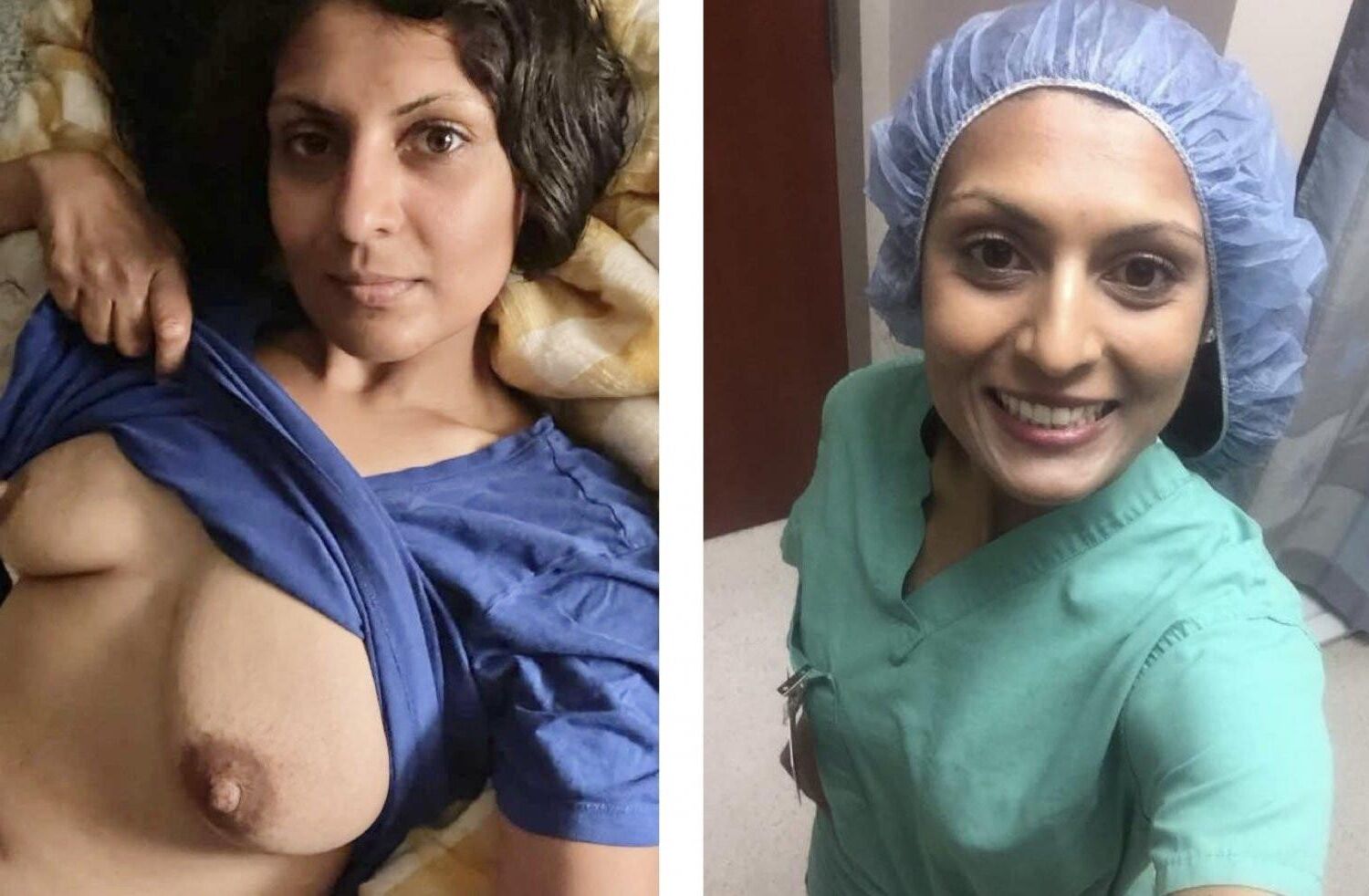 Docteur indien Tusi nu pour ses patients