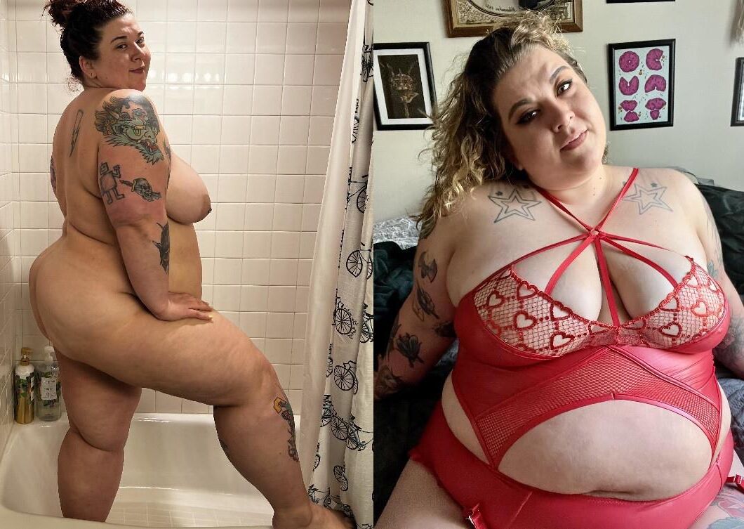 Buena colección de vistas sin vestir y bbw damas
