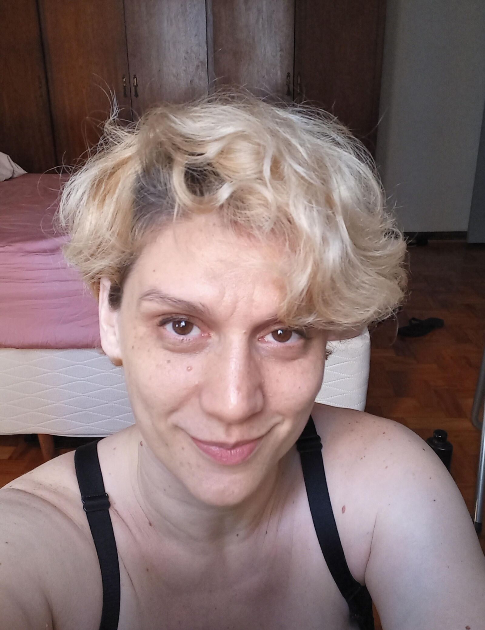 French Claire with massive boobs