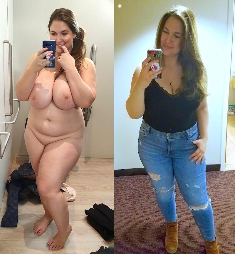 Buena colección de vistas sin vestir y bbw damas