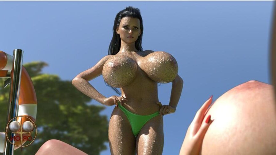 Big Boobs Galore Brunettes African Beach