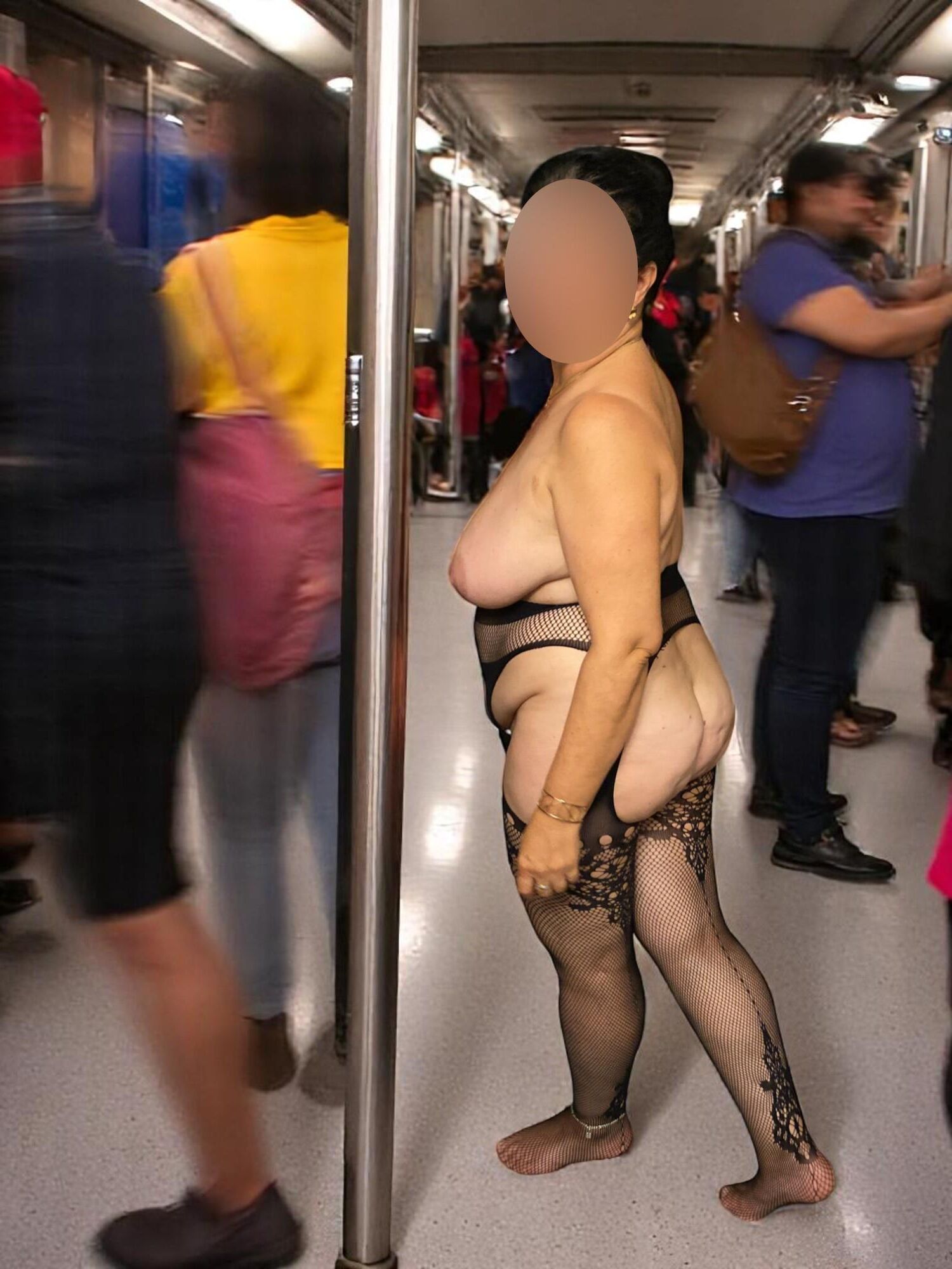 : Minha subwife slutlove no metrô