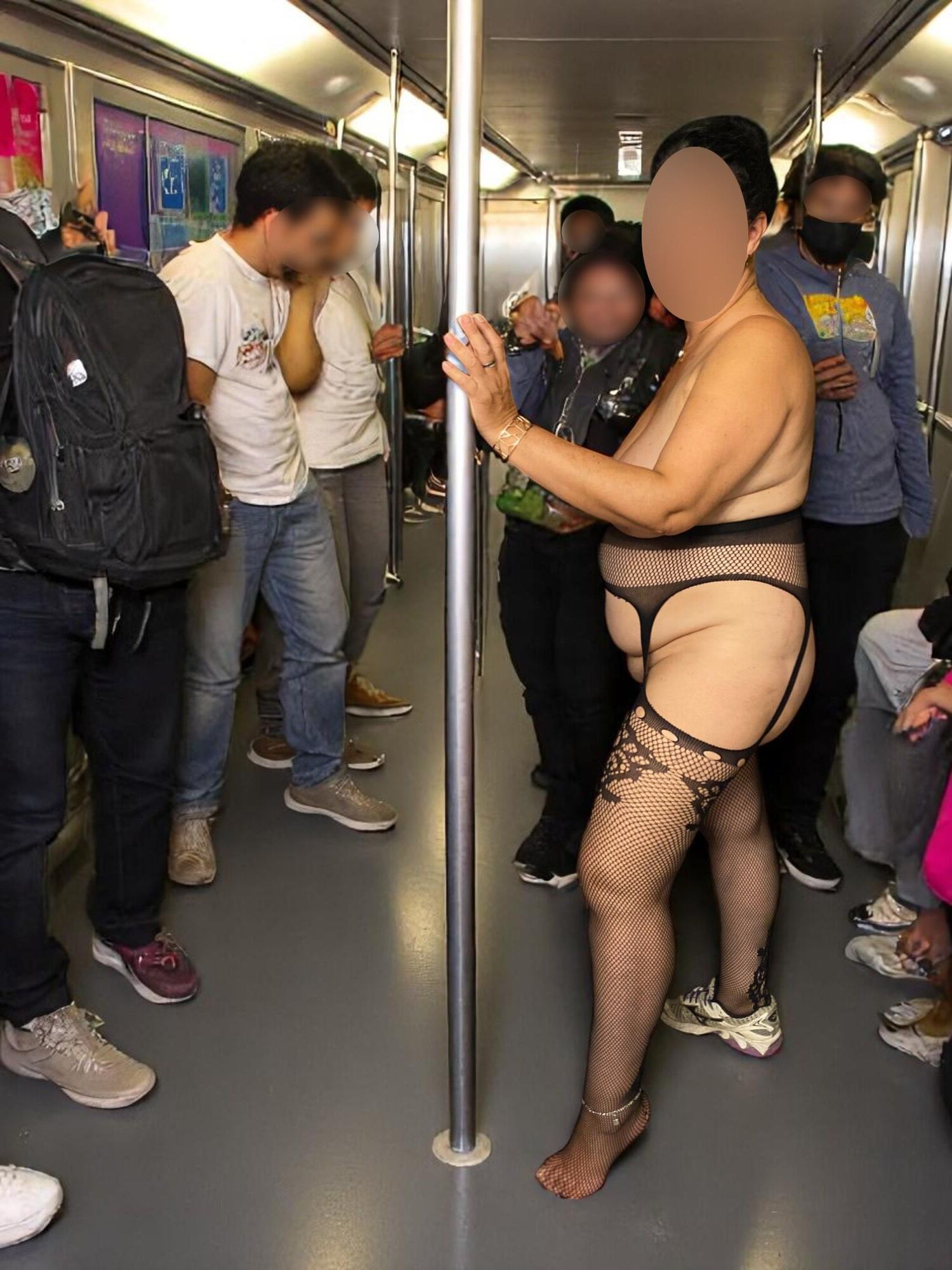 : Minha subwife slutlove no metrô
