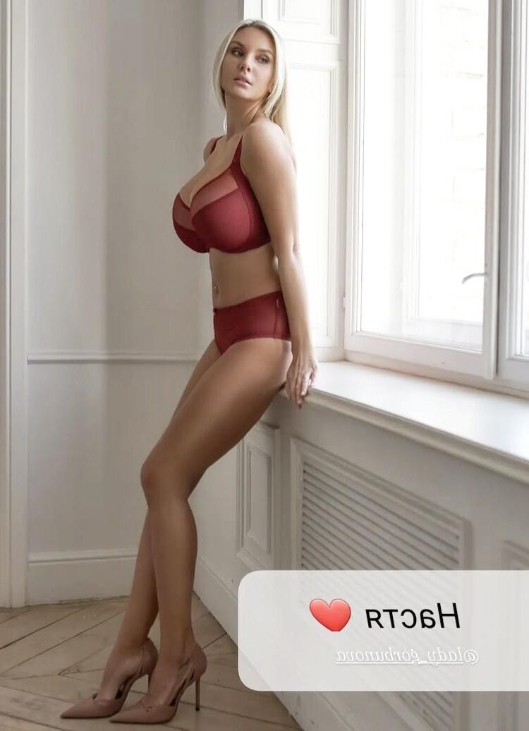  of the BEST of LADY GORBUNOVA Big tits Boobs Goddess #