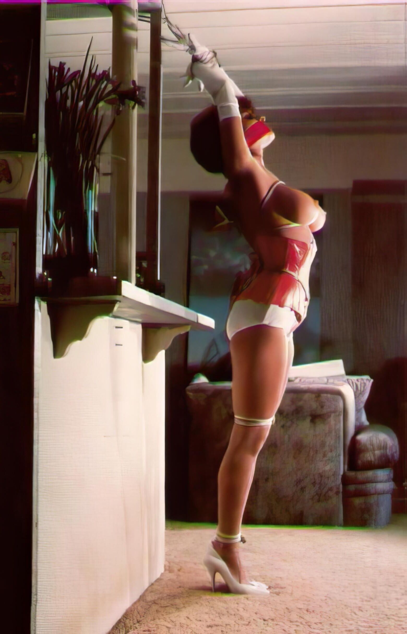 Vintage BDSM Model Ashly Reen Big Natural Boobs