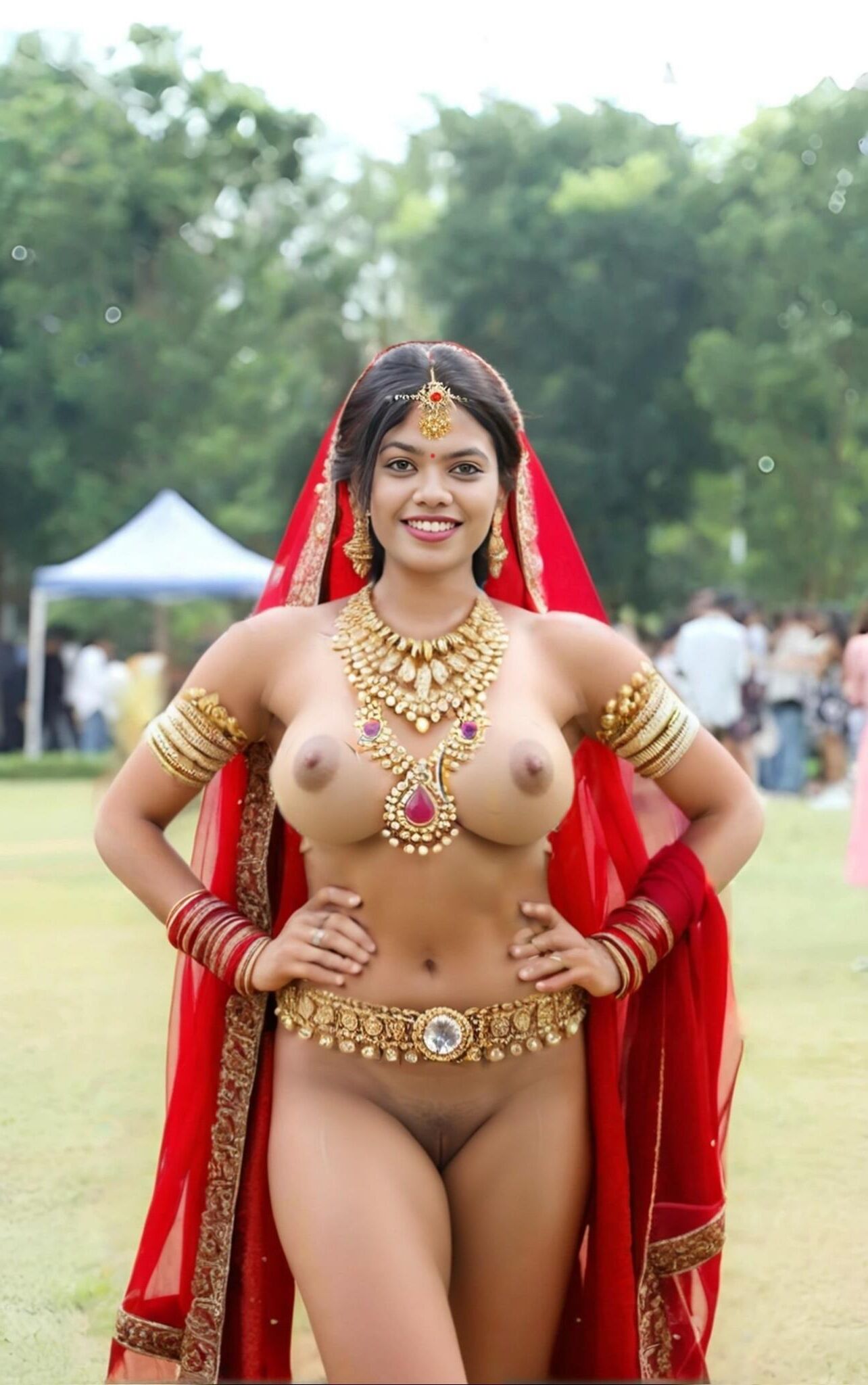 Las amas de casa de las novias desnudas indias ai