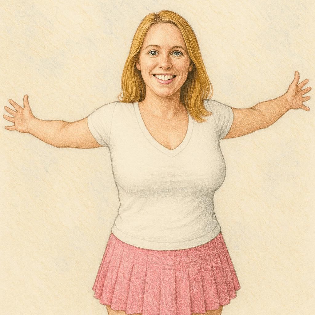 Illustrationen von vollbusigen Tops