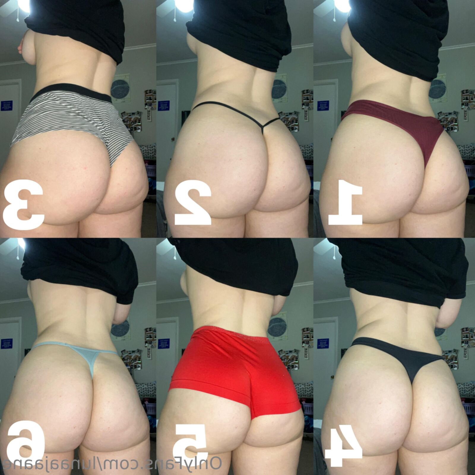 ルナ巨大なお尻ビッグおっぱいセクシーなブルネットの女の子ミックスホットショット