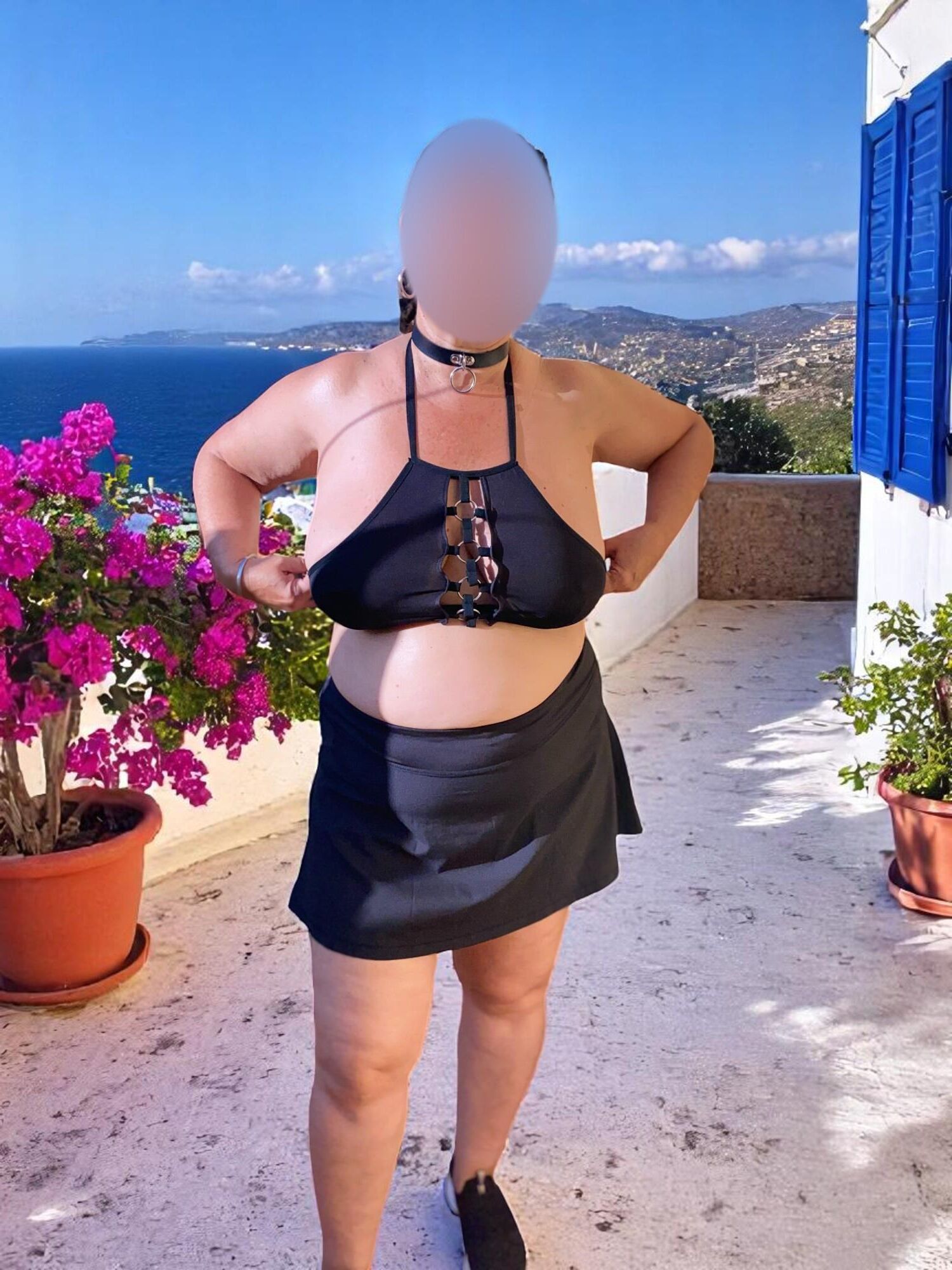  : My SlutLove flashing outdoor 