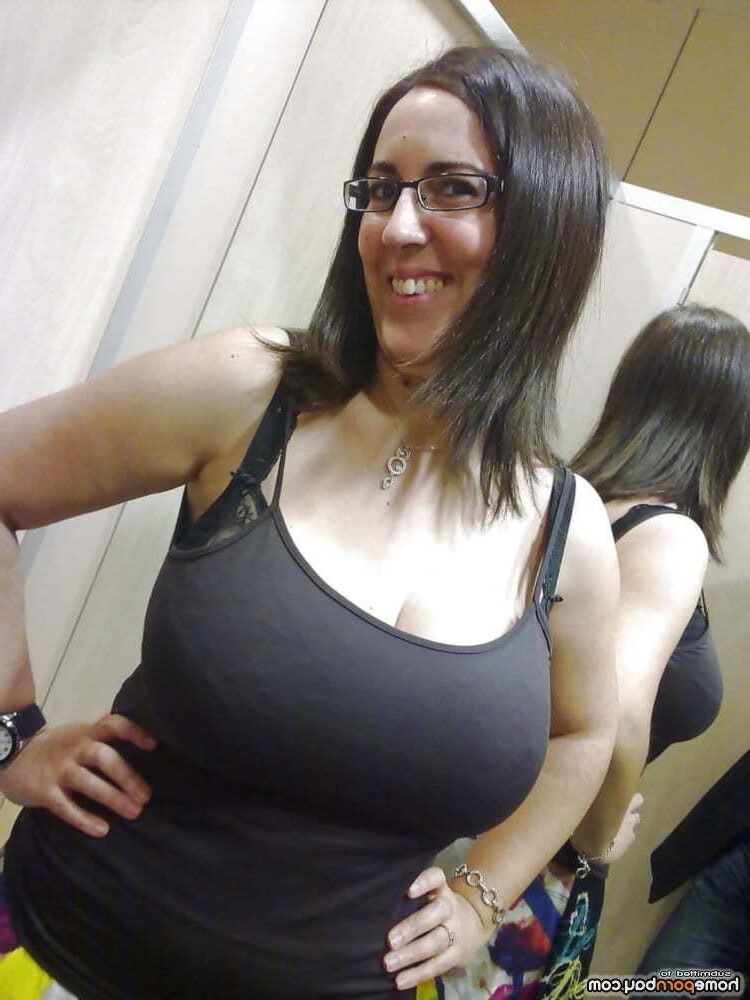 Brunette's Huge Tits