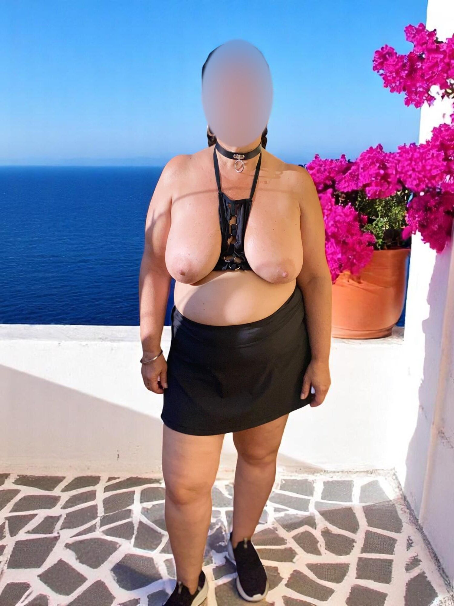  : My SlutLove flashing outdoor 