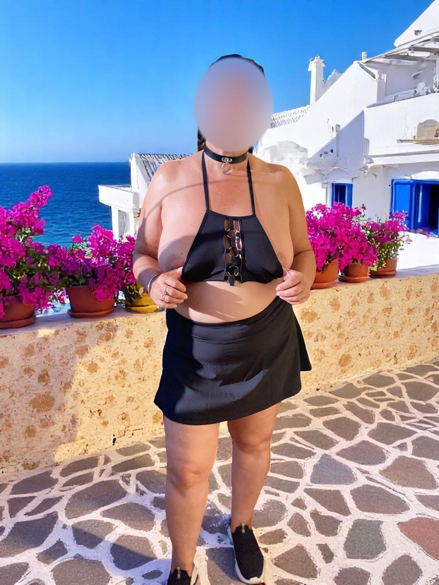  : My SlutLove flashing outdoor 