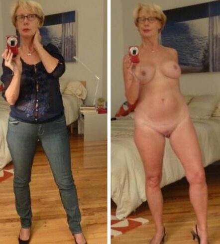 La abuela tiene bonitas tetas