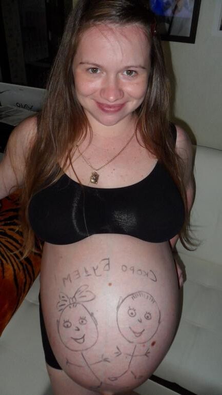 Lindo preggo ruso con enorme barriga