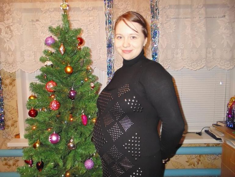 Lindo preggo ruso con enorme barriga