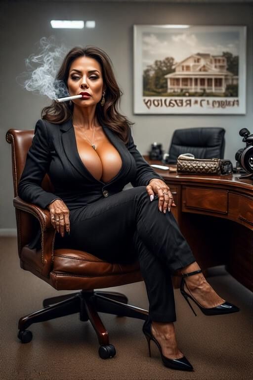 Busty Smoking Realtors