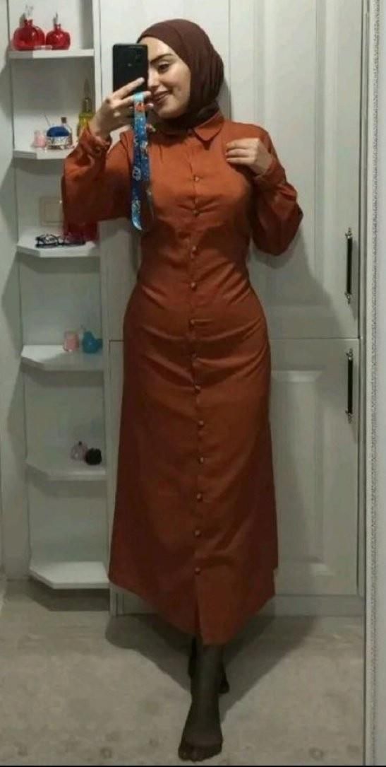 vestido de botón