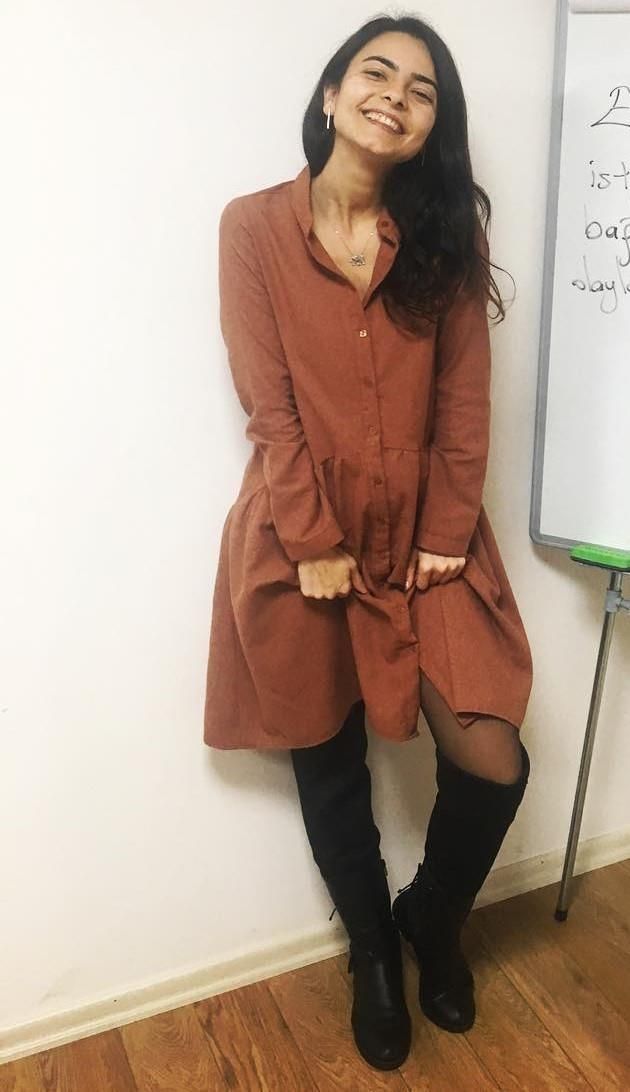 vestido de botón