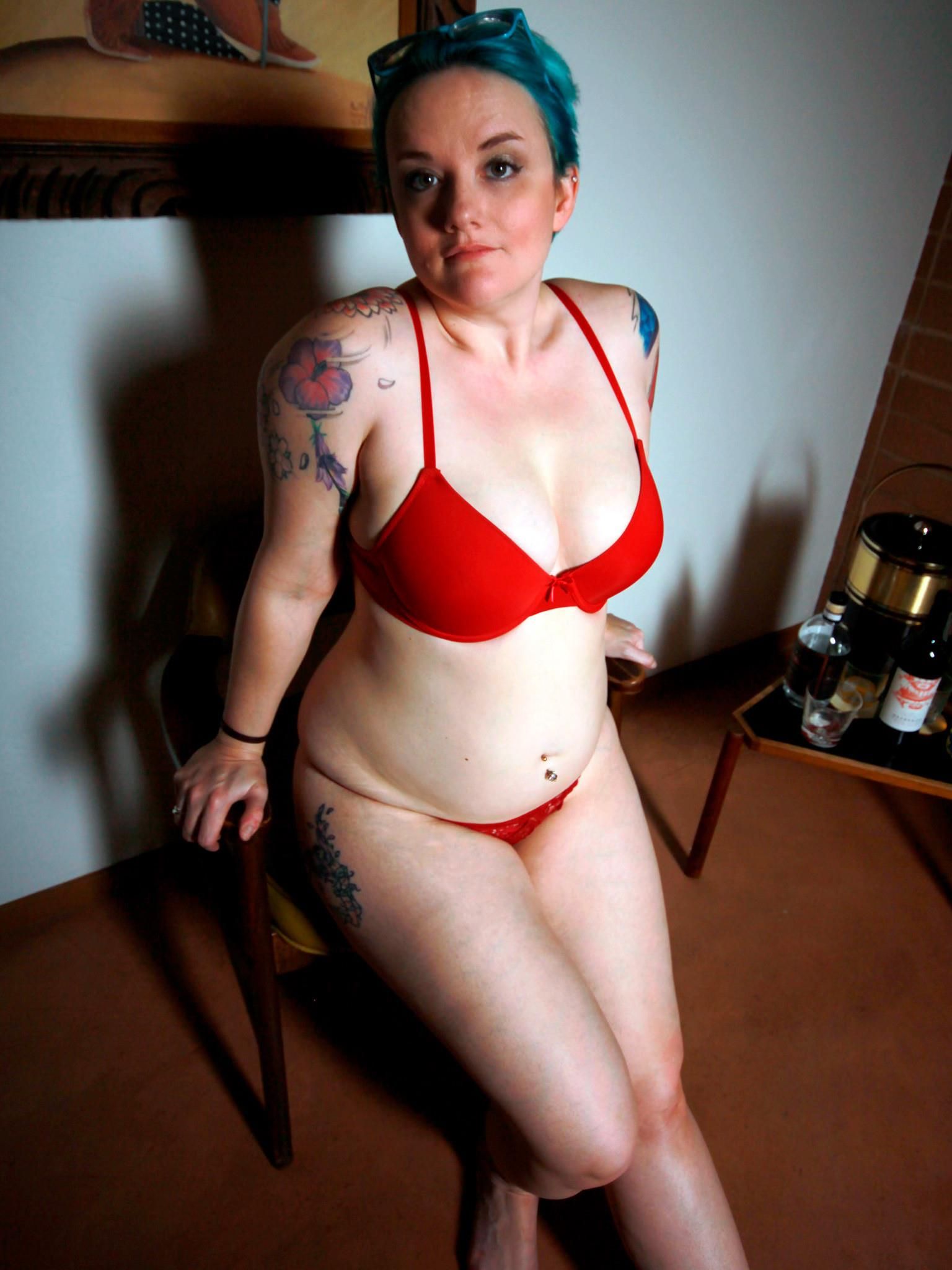 Sexy chubby women (Hot Blue Hair Wife BBW) PART II END