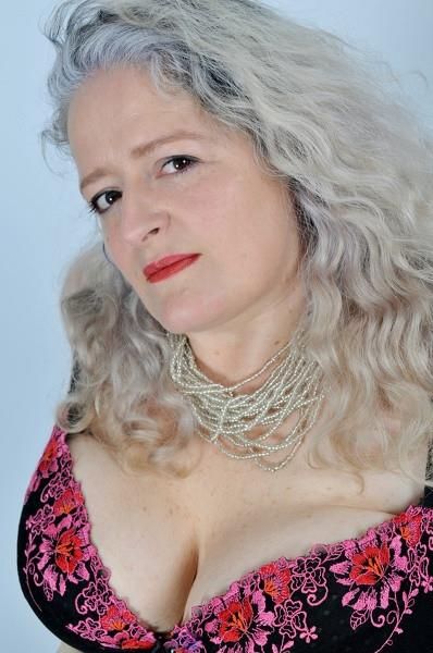 Silverhair granny Helen with big boobs