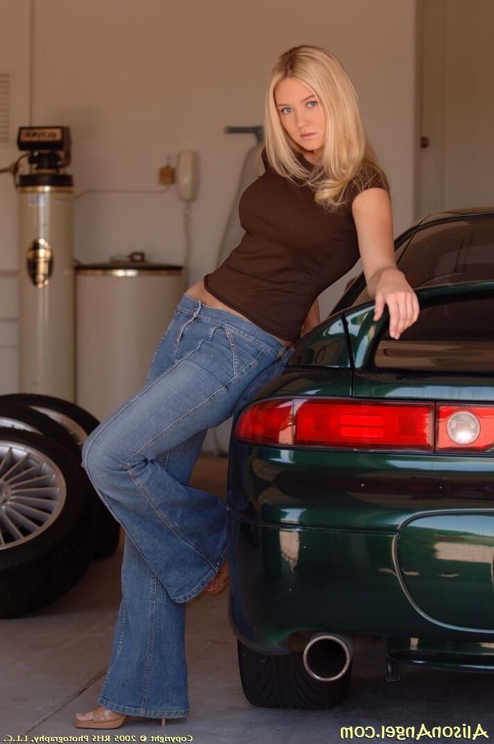 Alison Angel Blondes and their cars
