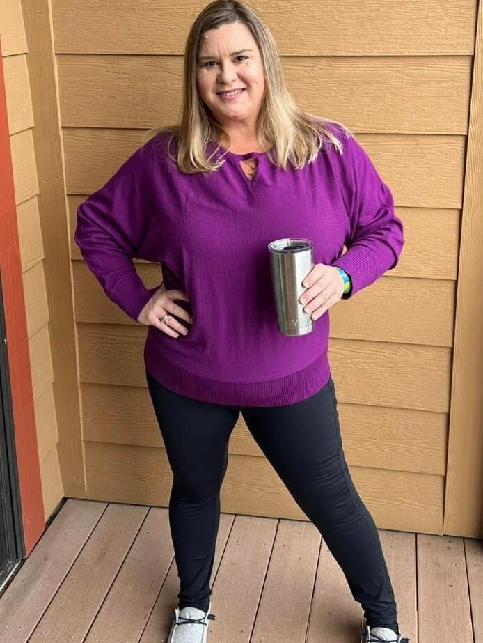 User submission of his sexy blonde fat chubby wife with big tits