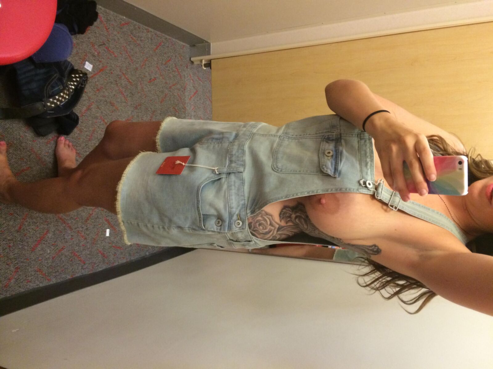 Christine Dressing Room Selfies