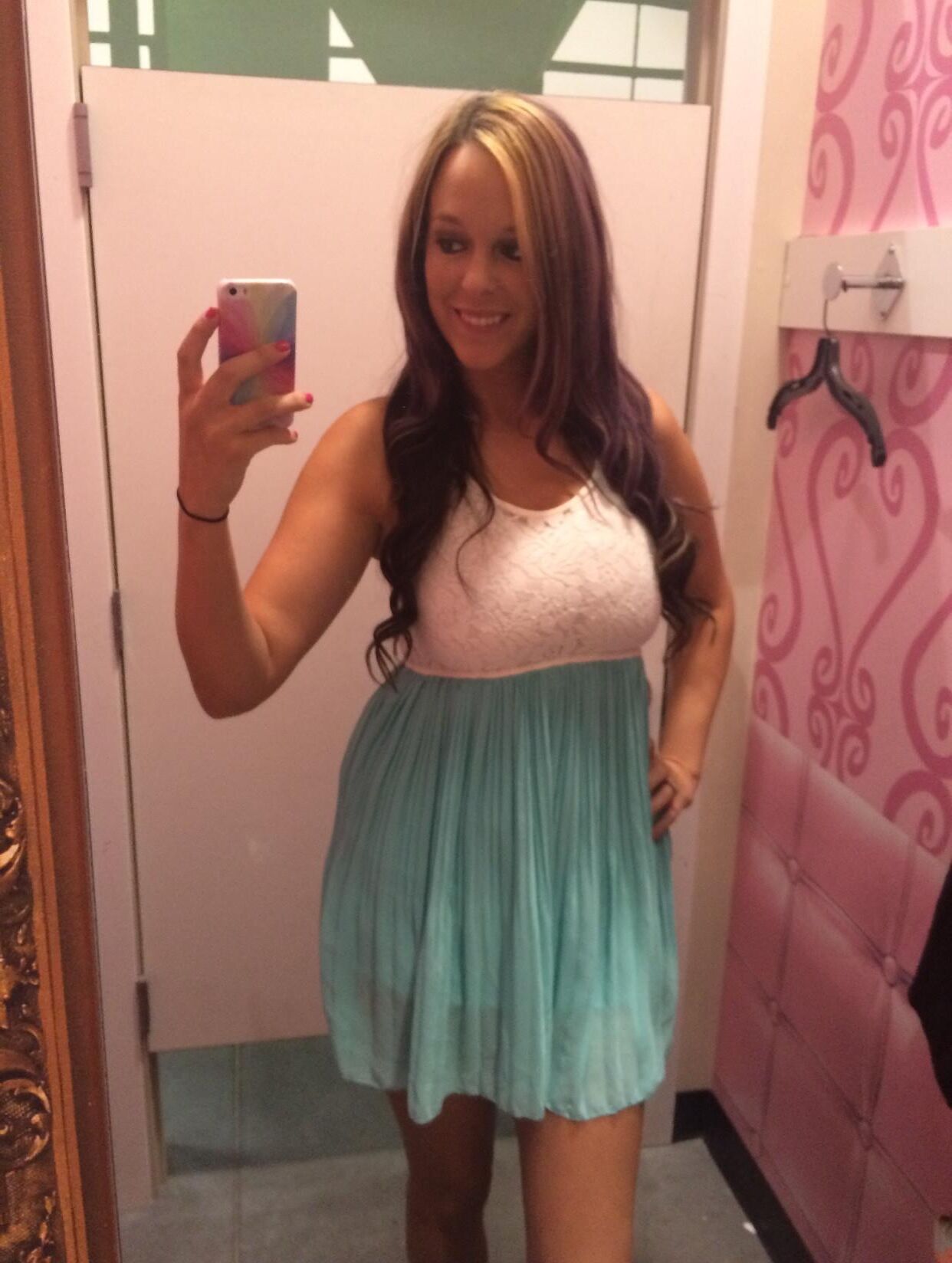Christine Dressing Room Selfies