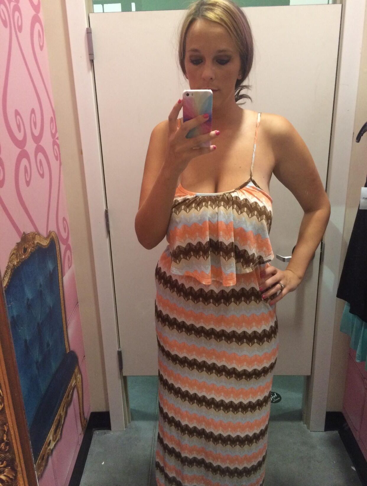 Christine Dressing Room Selfies